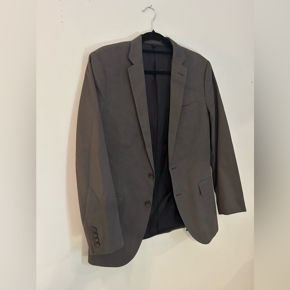 Jcrew Ludlow Sports Jacket 100% Cotton Solid Gray Preppy Causal Sz 38R - Picture 5 of 16